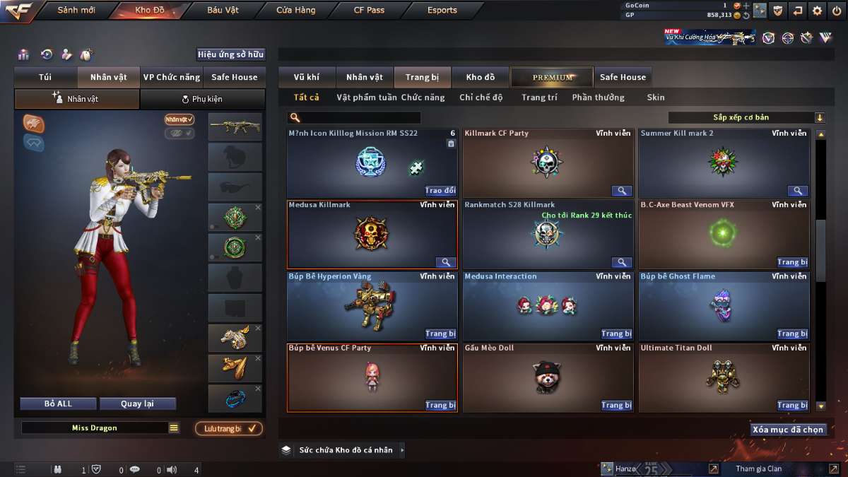 shop acc cf uy tin gia re